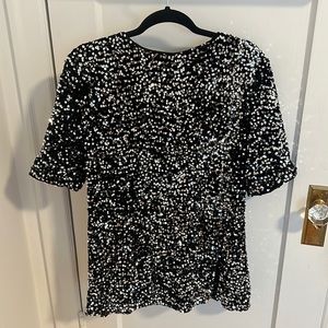 Sparkly tshirt dress